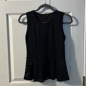 Black Peplum Shirt